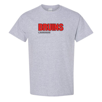 Gildan Unisex Bruins Printed T-Shirt Thumbnail