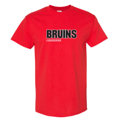 Gildan Unisex Bruins Printed T-Shirt Thumbnail