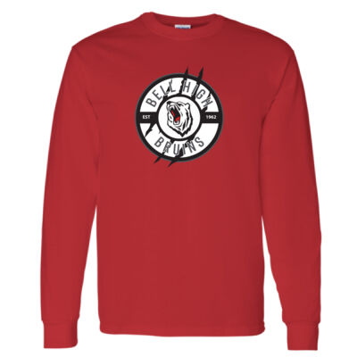 Gildan Unisex Scratch Printed Long Sleeve Thumbnail